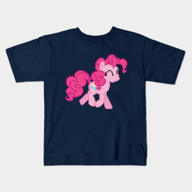 Pinkie 8-bits Kids T-Shirt by pixelshop